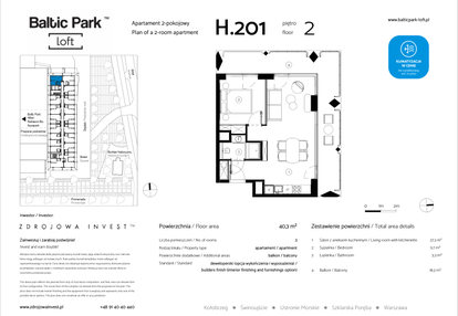 Mieszkanie w inwestycji: Baltic Park Loft