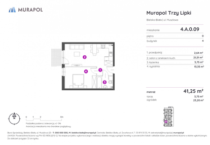 Mieszkanie w inwestycji: Murapol Trzy Lipki