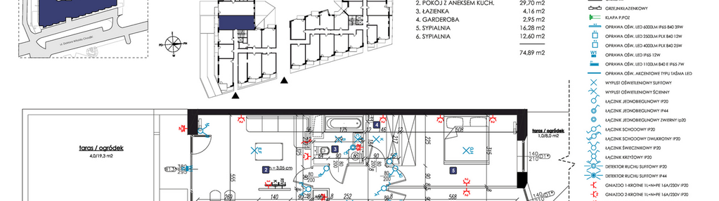 Mieszkanie w inwestycji: Chodźki Residence 2