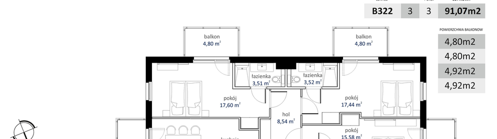 Mieszkanie w inwestycji: Bel Mare (Międzyzdroje)