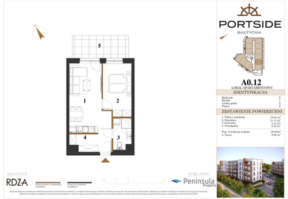 Mieszkanie w inwestycji: Portside Bałtycka