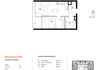 Mieszkanie w inwestycji: Miasto Polskich Mistrzów Olimpijskich II