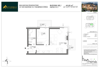 Mieszkanie w inwestycji: Rezydencja Chłabówka