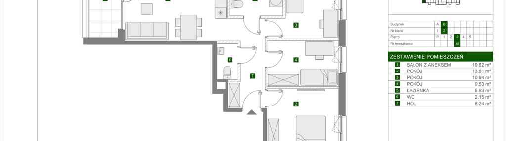 Mieszkanie w inwestycji: Osiedle Urbino etap 4.1