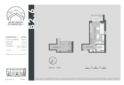 Mieszkanie w inwestycji: Apartamenty Czarnoleska