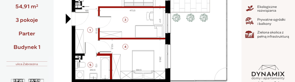 Mieszkanie w inwestycji: Apartamenty Dwie Rzeki