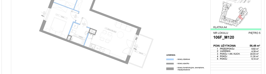 Mieszkanie w inwestycji: Miasteczko Jutrzenki Dzielnica Hortensji