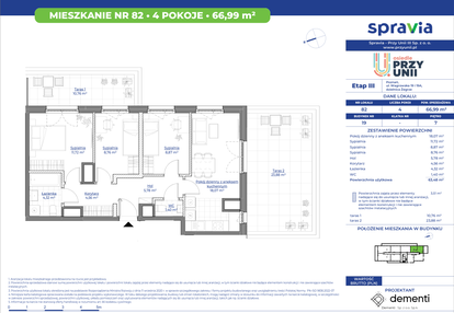 Mieszkanie w inwestycji: Osiedle przy Unii etap III