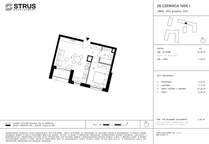 Mieszkanie w inwestycji: 28 czerwca 1956 r.