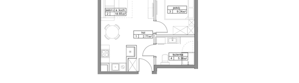 Mieszkanie w inwestycji: Apartamenty na Klifie bud. D, E i F