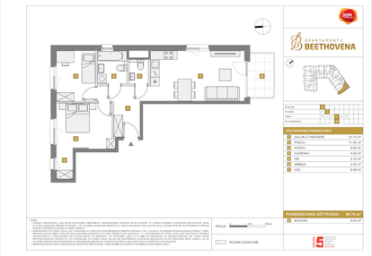 Mieszkanie w inwestycji: Apartamenty Beethovena etap 2