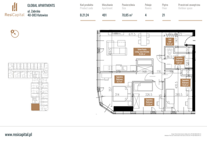 Mieszkanie w inwestycji: Global Apartments