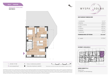 Mieszkanie w inwestycji: Wyspa Solna Etap III, budynek B