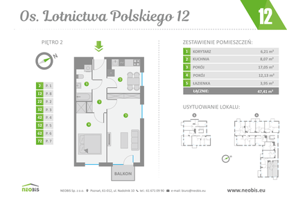 Mieszkanie w inwestycji: Os. Lotnictwa Polskiego 12