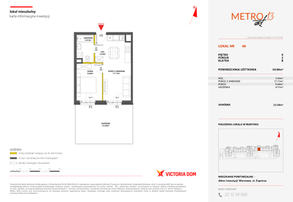 Mieszkanie w inwestycji: Metro Art 13
