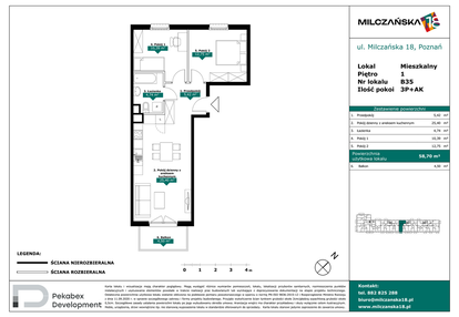 Mieszkanie w inwestycji: Milczańska 18