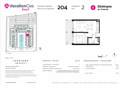 Mieszkanie w inwestycji: VacationClub Resort