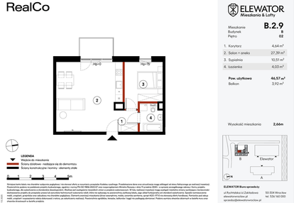 Mieszkanie w inwestycji: Elewator - Mieszkania i Lofty