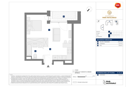 Mieszkanie w inwestycji: Apartamenty Park Matecznego Etap 1