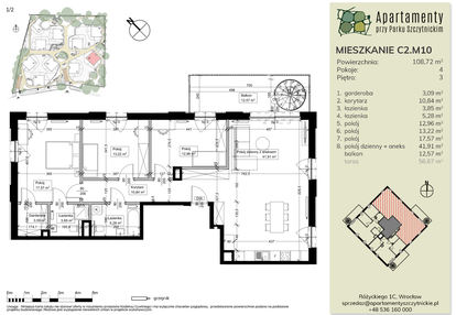Mieszkanie w inwestycji: Apartamenty przy Parku Szczytnickim