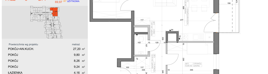 Mieszkanie w inwestycji: Industria etap I-B