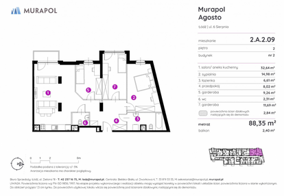 Mieszkanie w inwestycji: Murapol Agosto