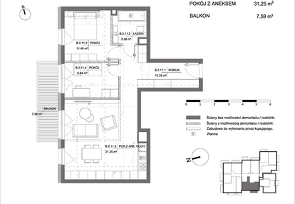 Mieszkanie w inwestycji: Polanka 21