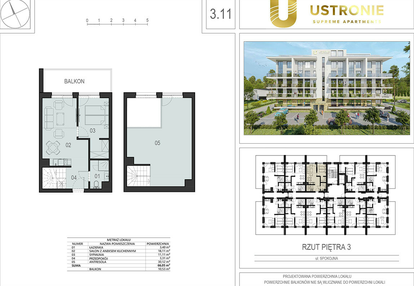 Mieszkanie w inwestycji: Ustronie Supreme Apartments
