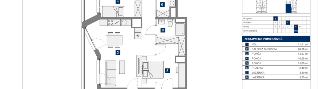 Mieszkanie w inwestycji: Osiedle przy Wielickiej etap 1.2