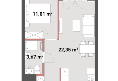 Mieszkanie w inwestycji: Żelazna 54