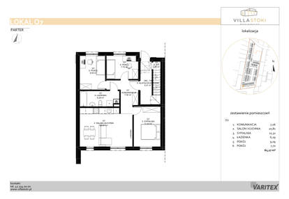 Mieszkanie w inwestycji: Villa Stoki Beskidzka 109