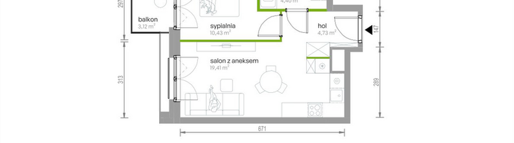 Mieszkanie w inwestycji: Kijowska Vita