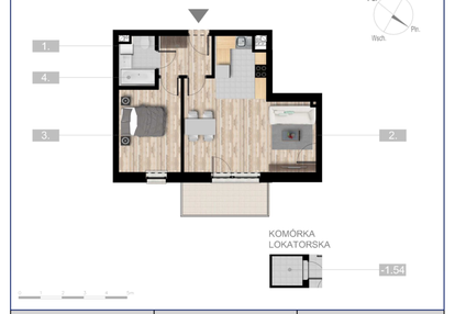 Mieszkanie w inwestycji: Szczytno Dąbrowskiego - etap 3