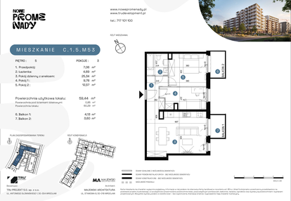 Mieszkanie w inwestycji: Nowe Promenady etap II
