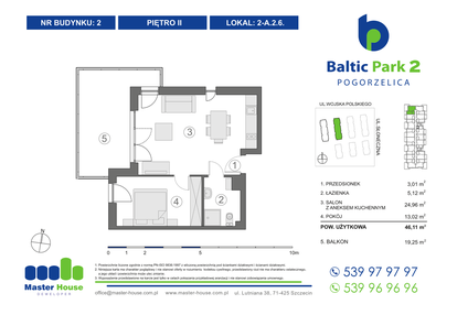 Mieszkanie w inwestycji: Baltic Park 2 Pogorzelica bud. 1 i 2