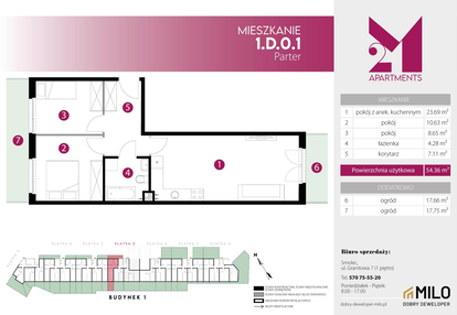 Mieszkanie w inwestycji: 2M Apartments etap IV