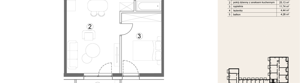 Mieszkanie w inwestycji: Waterlane Vibe