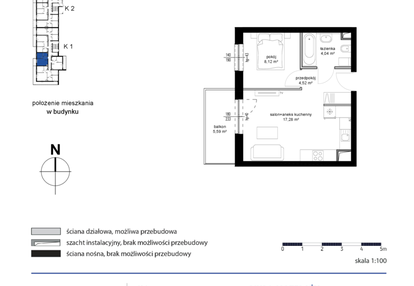Mieszkanie w inwestycji: Kwarcowe Wzgórze - bud. 2