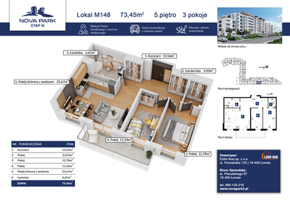 Mieszkanie w inwestycji: Nova Park etap III