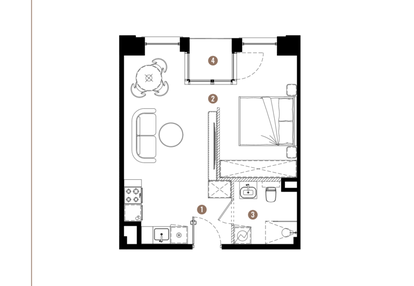 Mieszkanie w inwestycji: Apartamenty Reytana bud. E