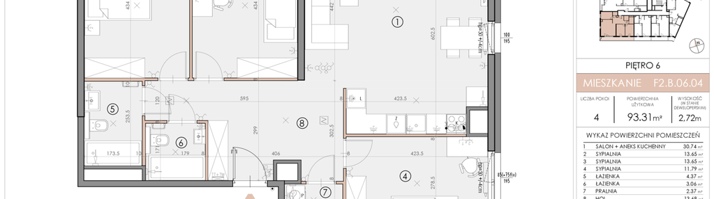 Mieszkanie w inwestycji: Bukowińska Mokotów etap 2