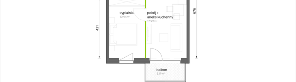 Mieszkanie w inwestycji: Aroniowa Vita