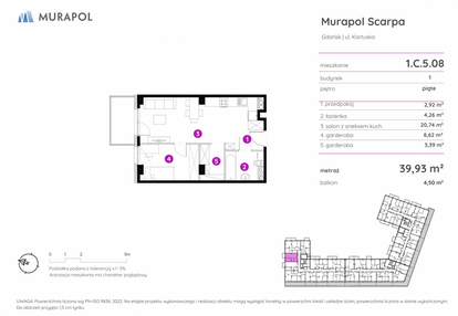 Mieszkanie w inwestycji: Murapol Scarpa