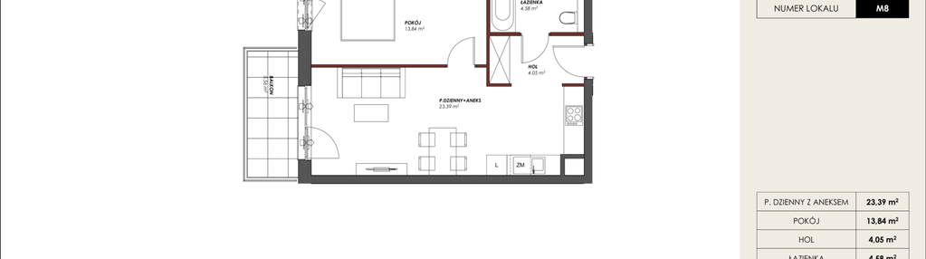 Mieszkanie w inwestycji: Osiedle Senza