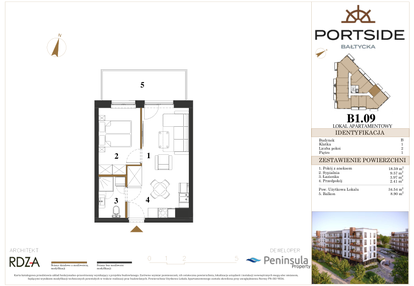 Mieszkanie w inwestycji: Portside Bałtycka