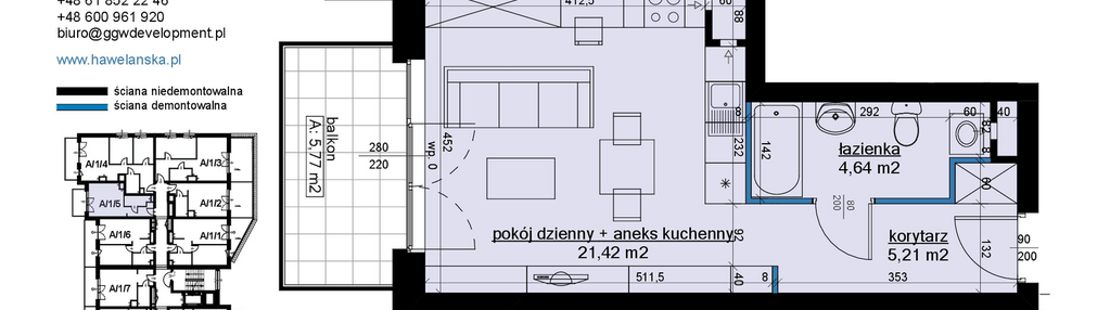 Mieszkanie w inwestycji: Osiedle Hawelańska etap III - bud. A