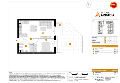 Mieszkanie w inwestycji: Osiedle Arkadia etap 2
