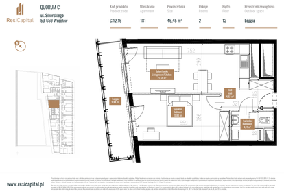 Mieszkanie w inwestycji: Quorum Apartments