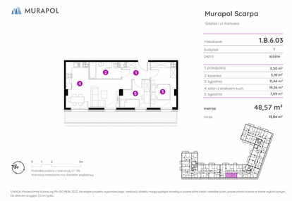 Mieszkanie w inwestycji: Murapol Scarpa