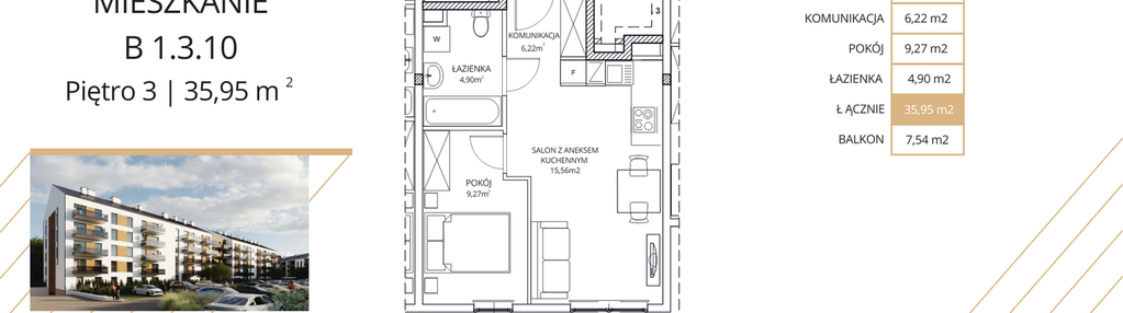 Mieszkanie w inwestycji: Apartamenty Nowe Miasto
